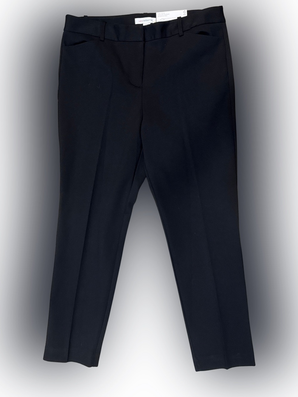 Liz Claiborne Women's Black Ankle Dress Pants